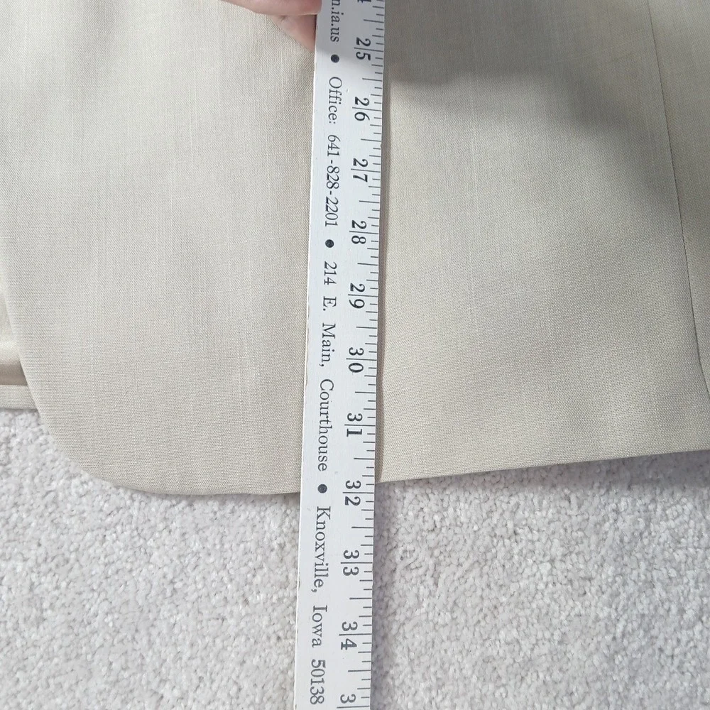 J. Ferrar Tan Suit 2 Piece Set 44S Jacket 2-button Ventless 44x32 Pants NWTS